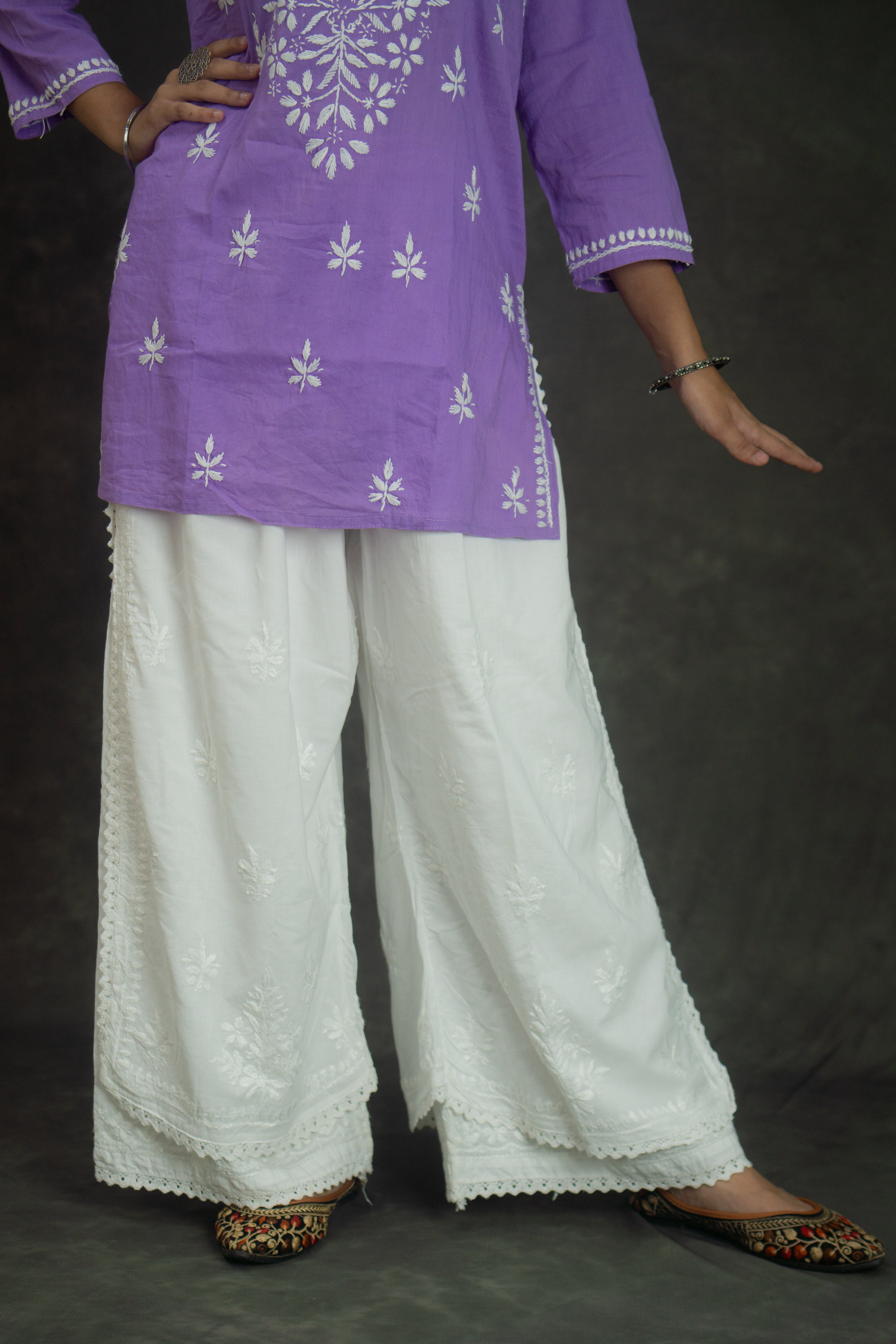 Double Layer Cotton Plazo