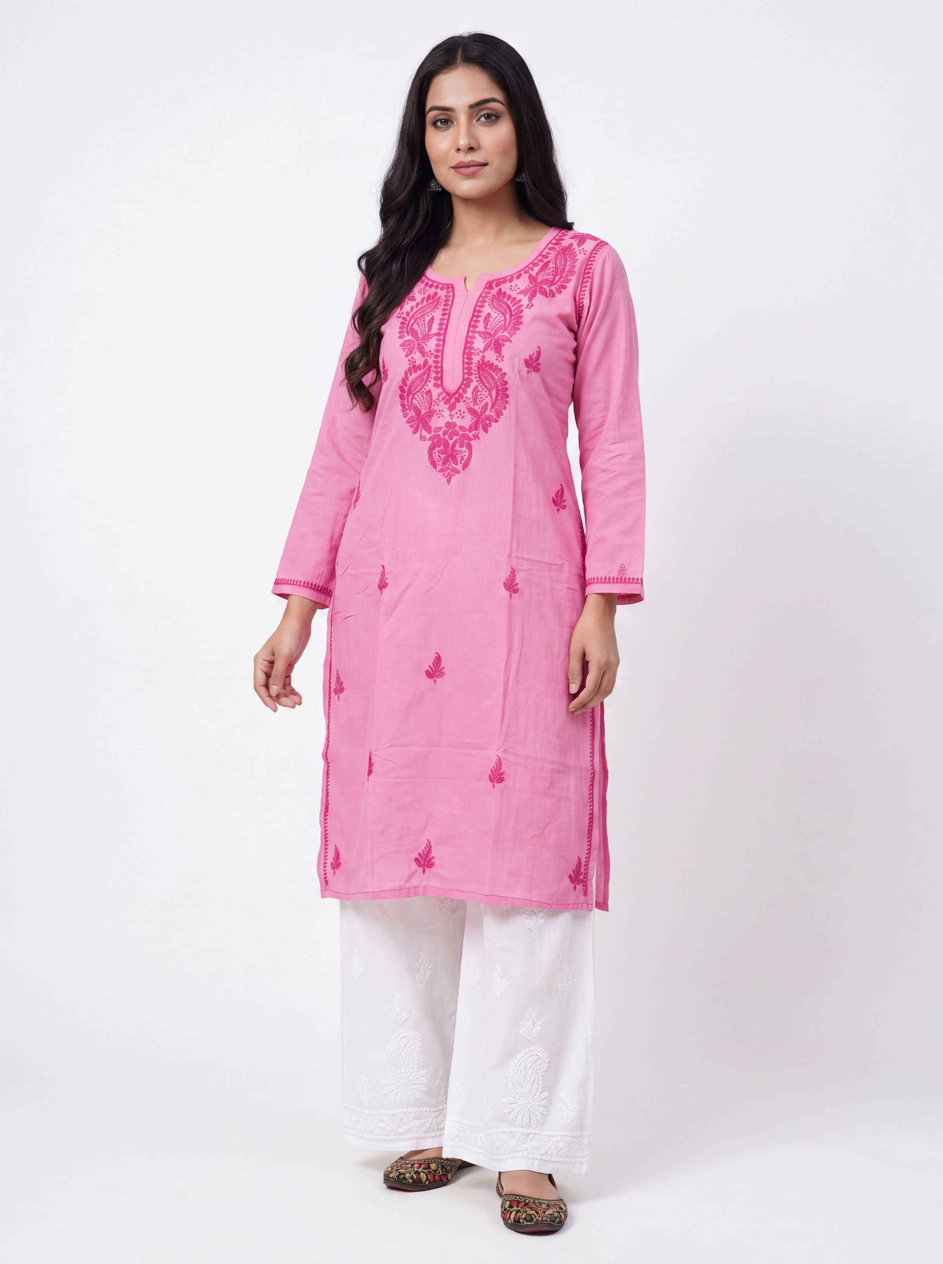 NAVYA Cotton Chikankari Kurti
