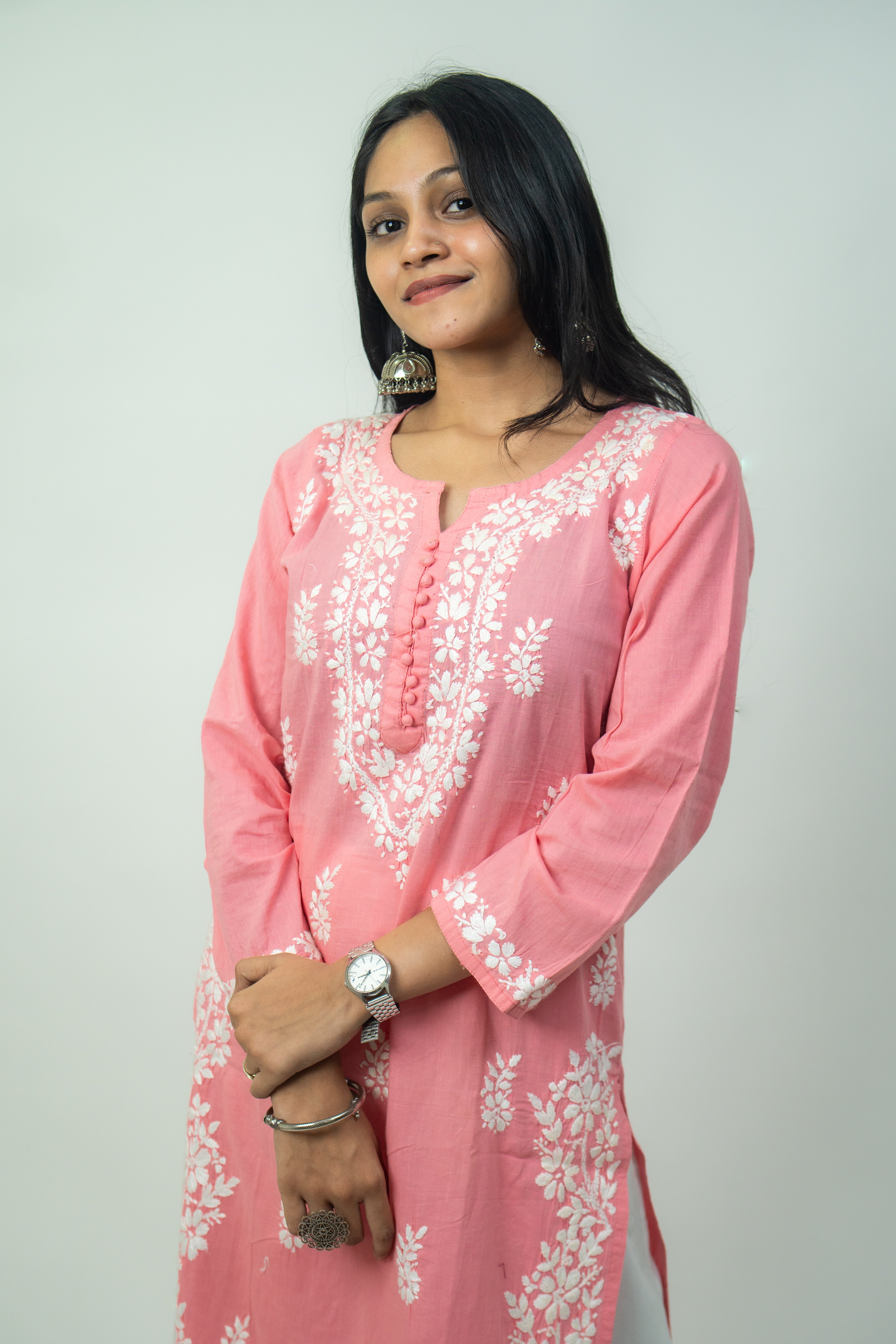 Sara Cotton Chikankari Kurti (Combo Offer)