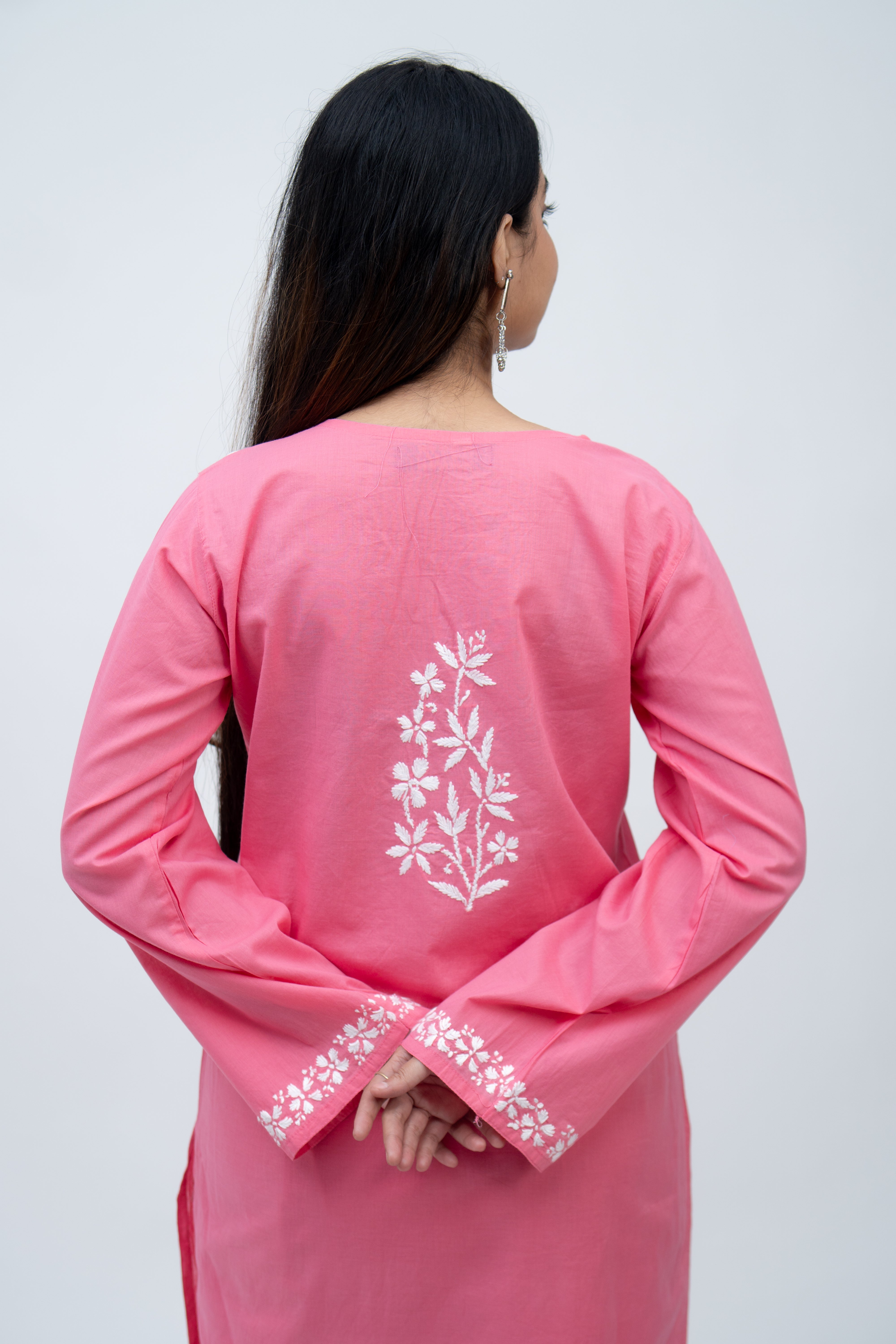 (3 Combo Offer) Sara Cotton Chikankari Kurti