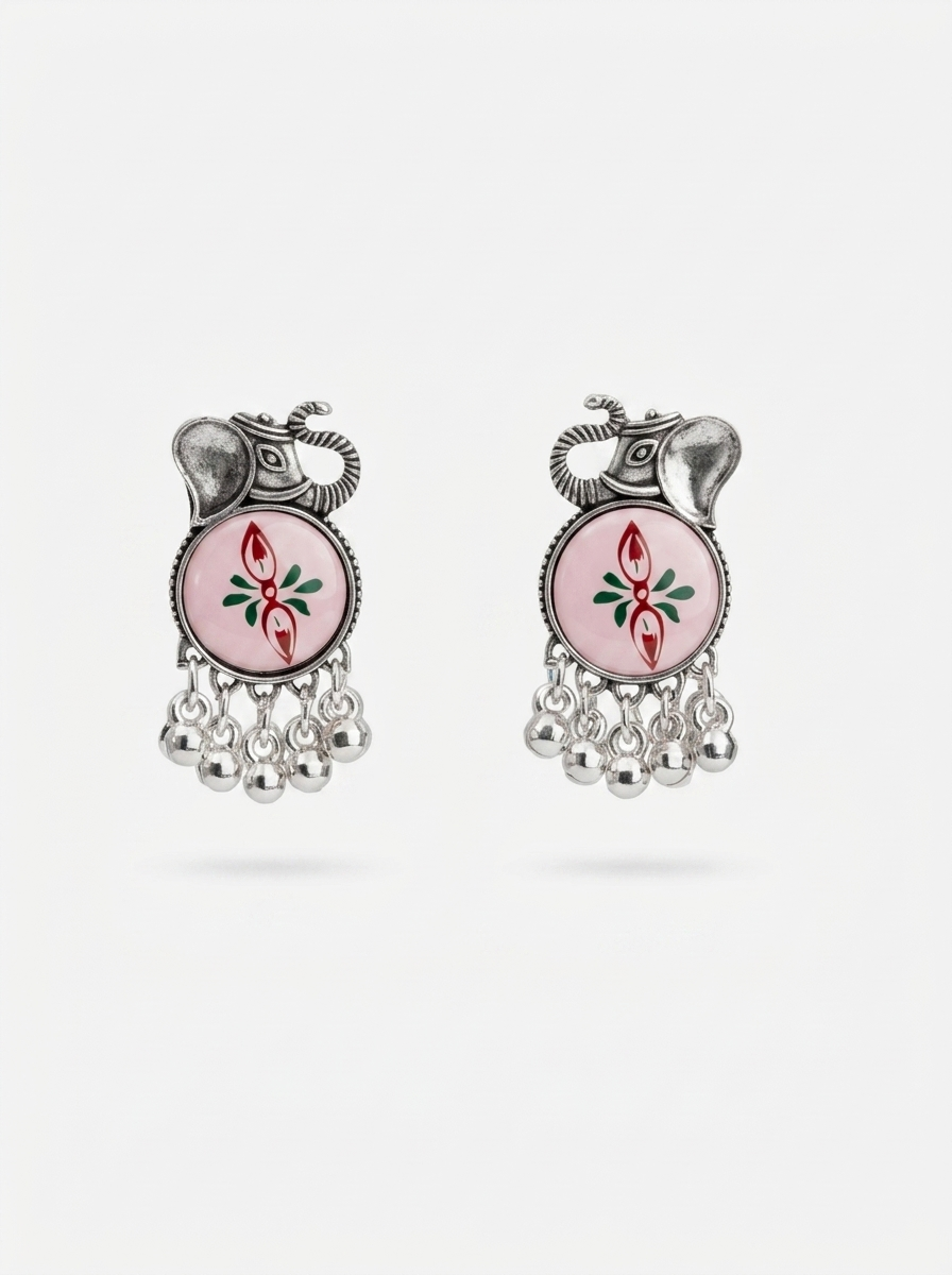 Rang Mahal Collection : Set of 12 Oxidize Earring