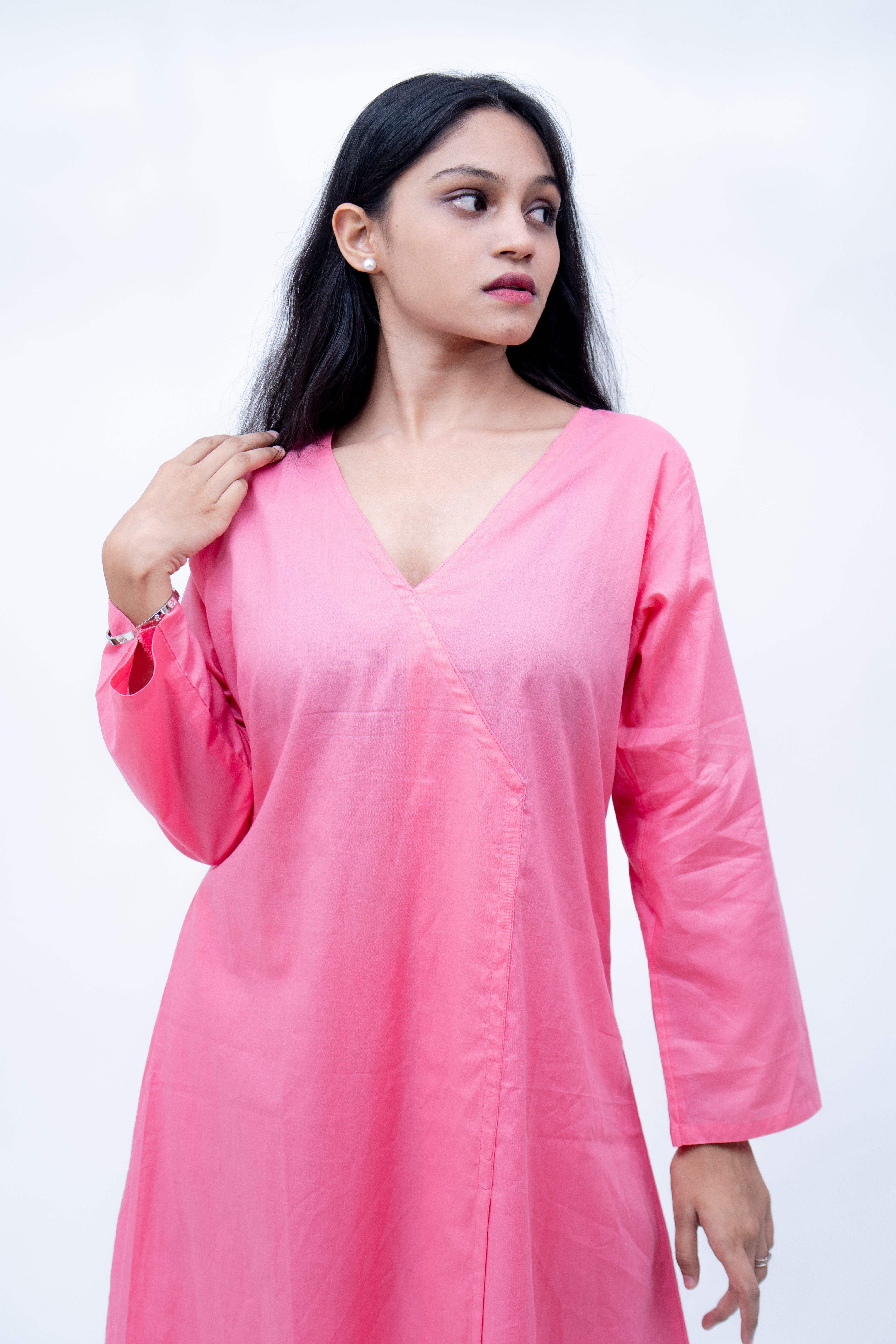 Evara Angrakha peach set