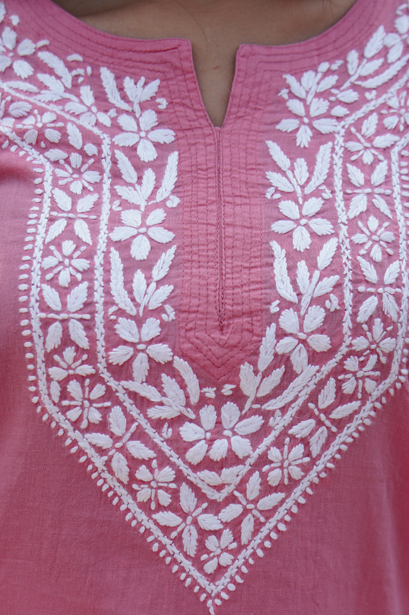 Nyra Cotton Chikankari Short Kurta (Combo Offer)