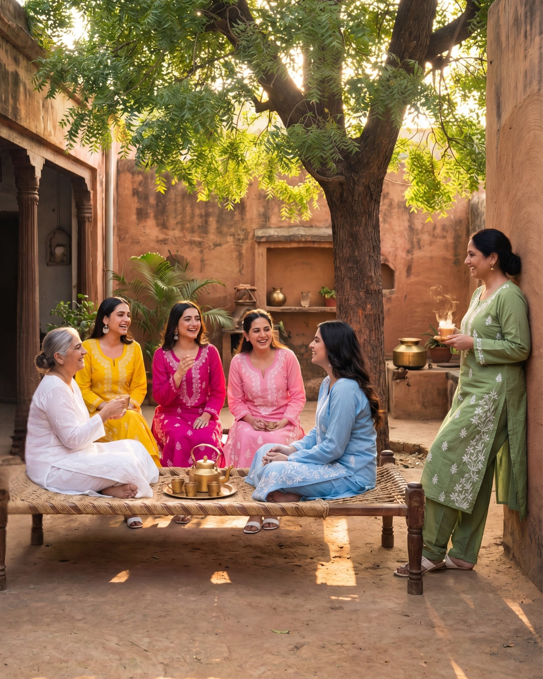 Adhya Chikankari made for everyday life