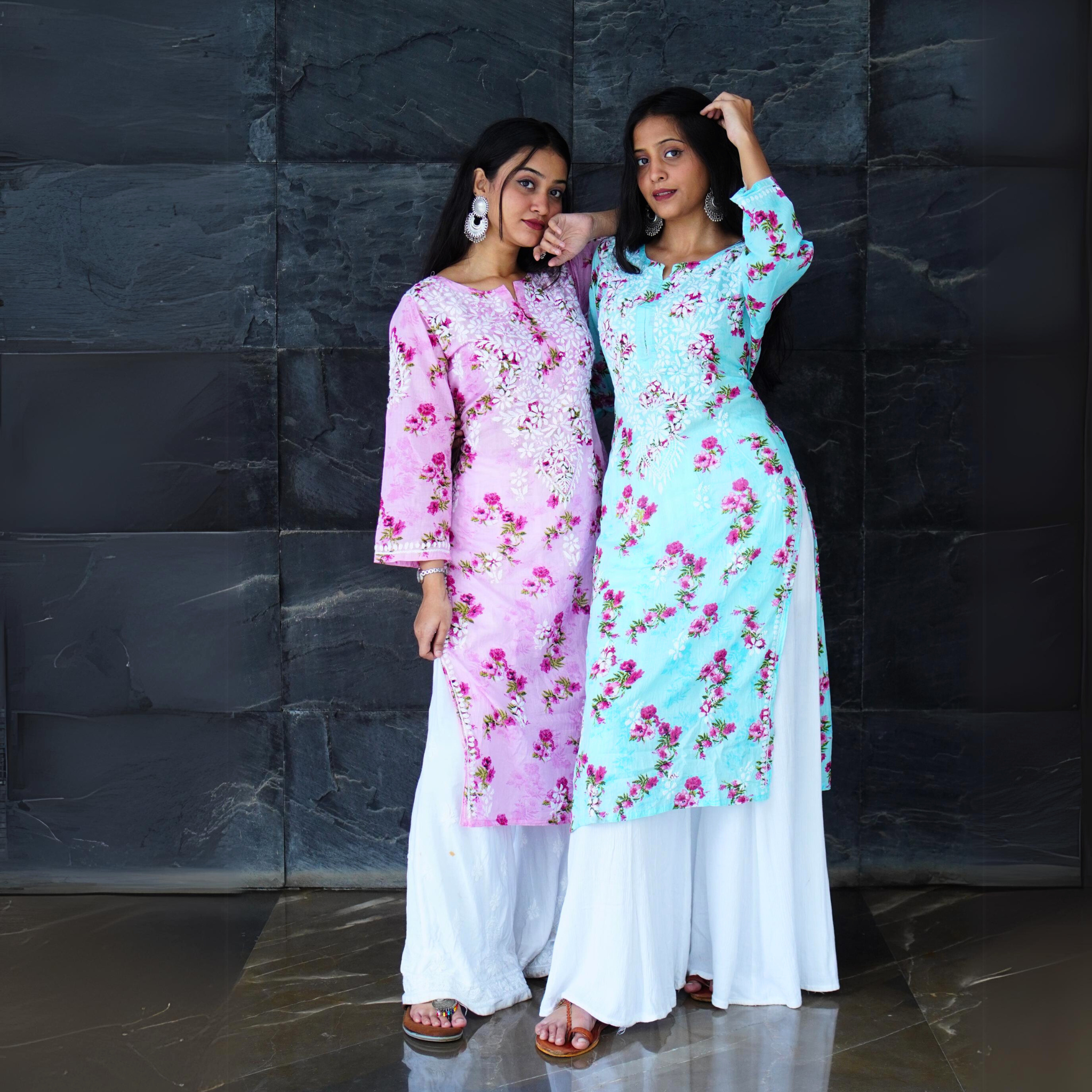 Phool Handcrafted Chikankari Kurti