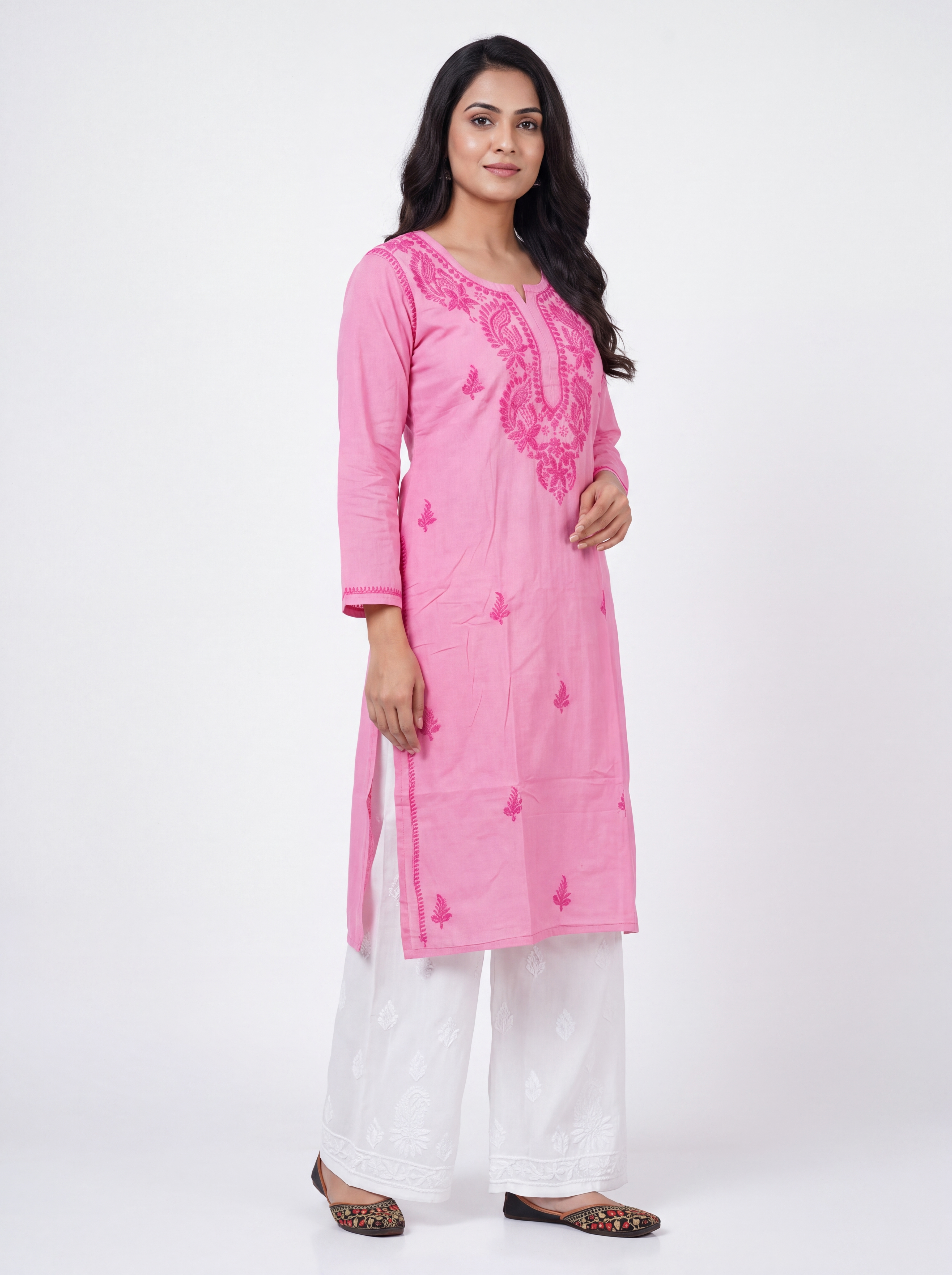 NAVYA Cotton Chikankari Kurti