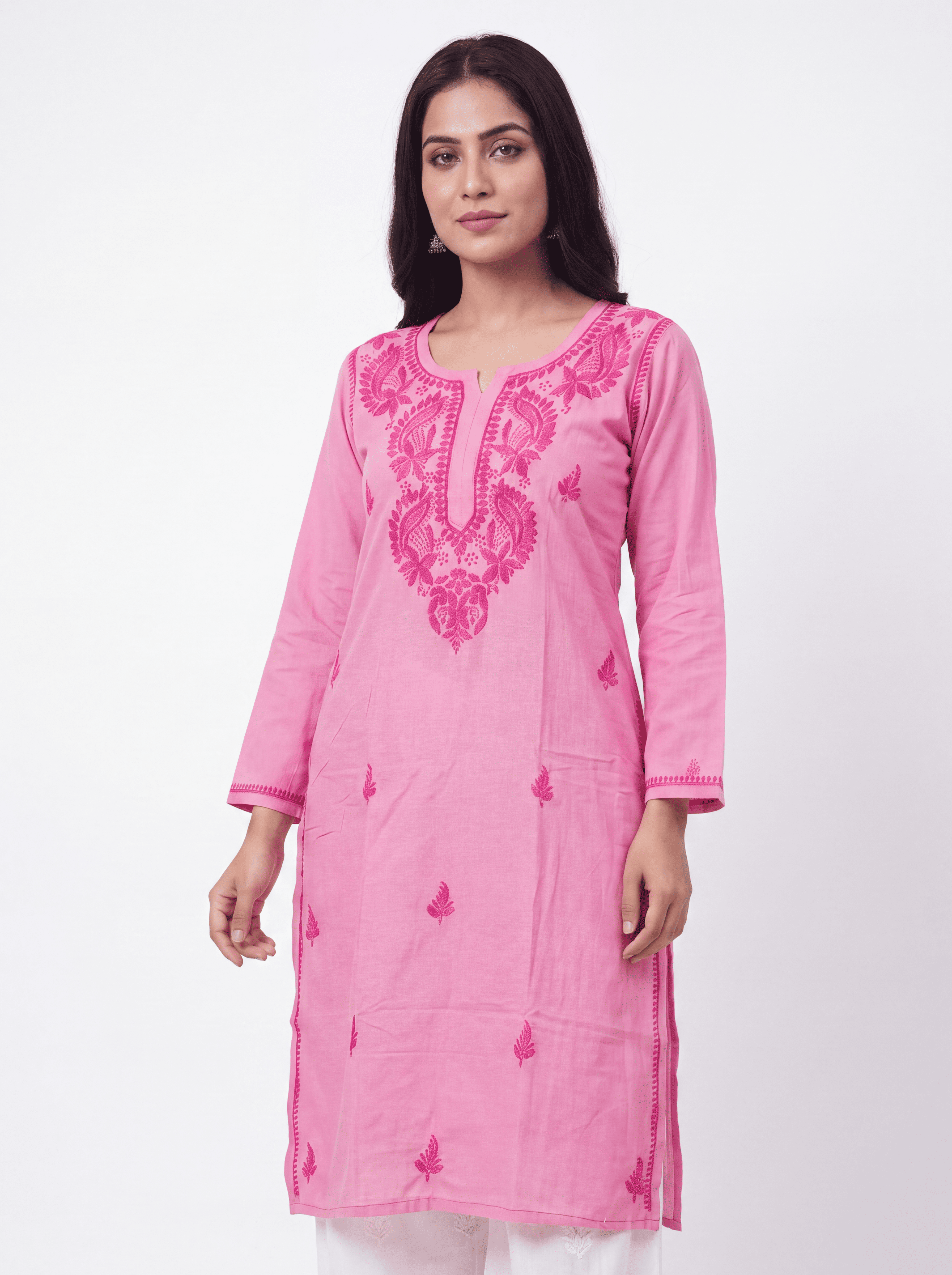 NAVYA Cotton Chikankari Kurti