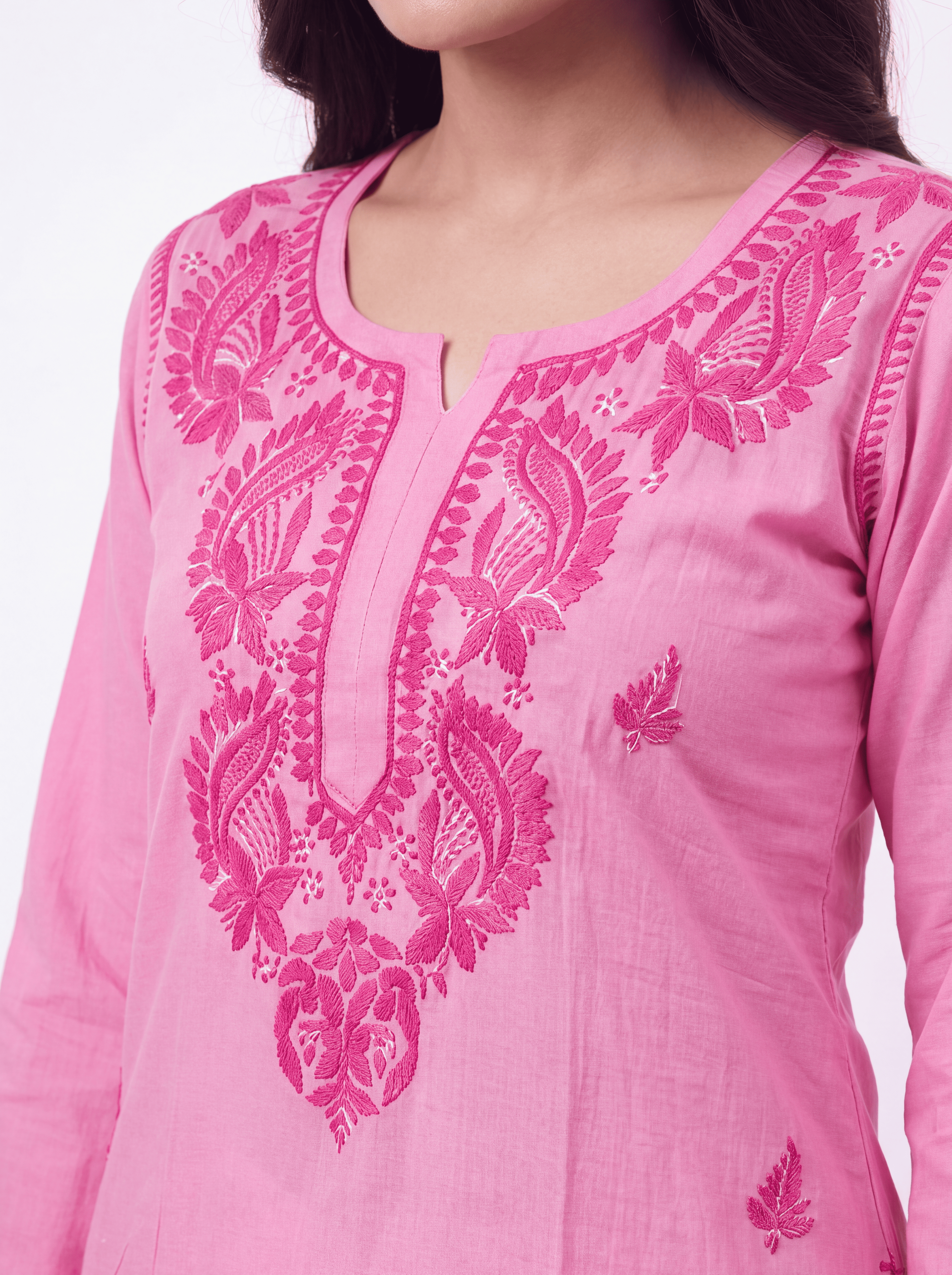NAVYA Cotton Chikankari Kurti